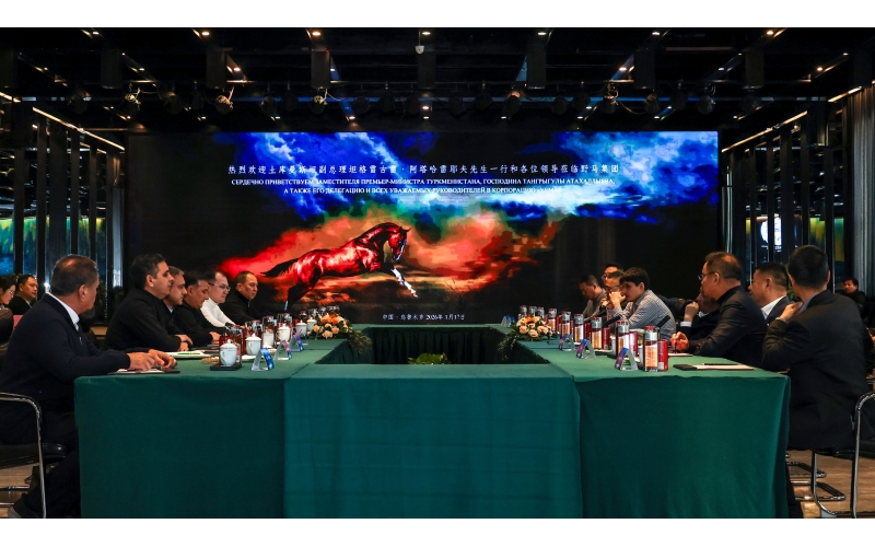 土庫曼斯坦副總理阿塔哈雷耶夫率團到訪我集團